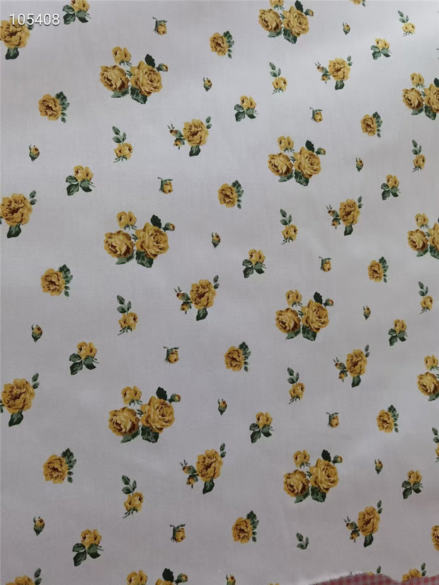 Phoenix Flower Pastoral Style Printed Fabric