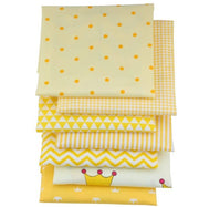 Handcraft Patchwork Fabric Baby Cotton Twill Printed Cotton Fabric 7 Pieces Cloth Set