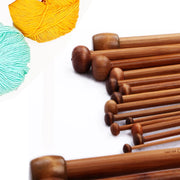 6pairs 3mm-5mm Bamboo knitting stick Knitting Needles Pointed