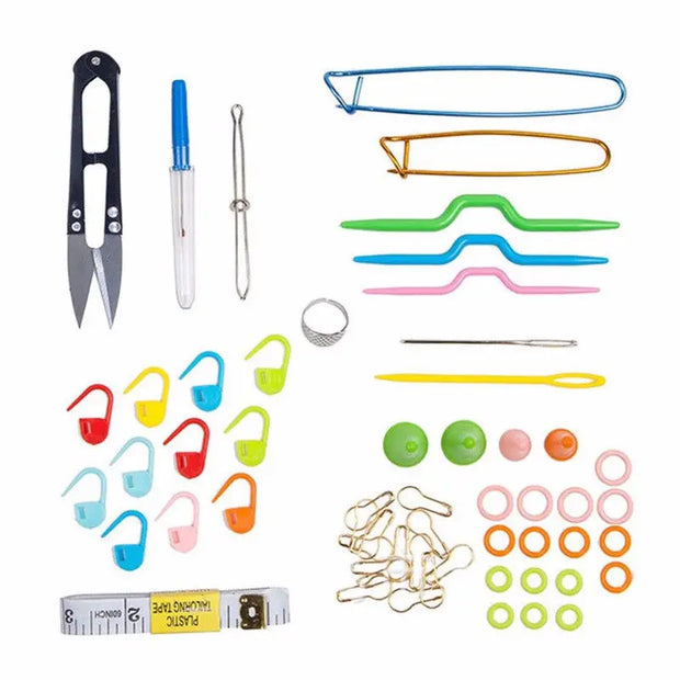 Useful Ful Knitting Tools Kit Crochet Needle Hook Accessories DIY