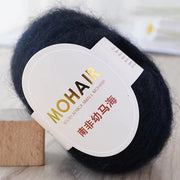 25g/Roll Mohair Yarn Extra Soft Warm Baby Wool Crochet Yarn For Hand