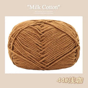 50g/Pc Milk Cotton Soft Warm Yarn Knitting Yarn for Hand Knitting Baby