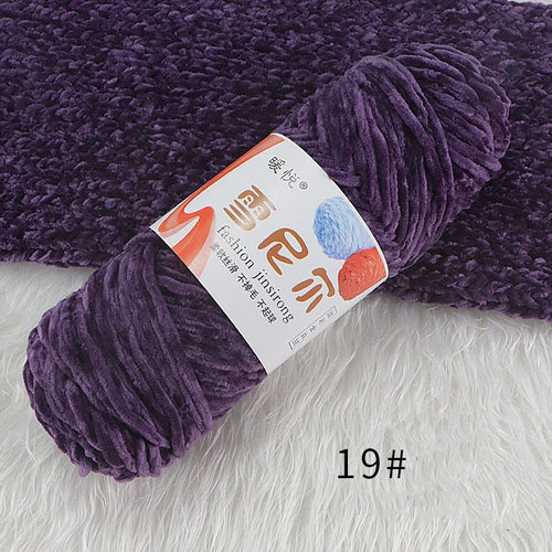 95g/Roll Chenille Yarn for DIY Crochet Chenille Wool Crochet Supplies