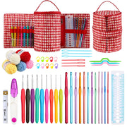 Crochet Hook Kit With Storage Bag Weaving Knitting Needles Set DIY