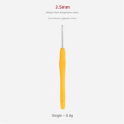 Crochet Hook 2-10mm Aluminum Crochet Needles With Colorful Soft Rubber