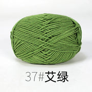 50g Milk Cotton Yarn Knitting Wool for Hand Knitting Crochet Yarn Baby