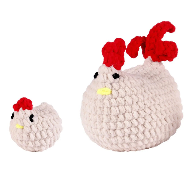 Crochet Kits for Beginners Cute Hen Chicken Crocheting Set Crochet DIY