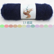 Soft Long Squirrel Cashmere Yarn Fine Worsted Hand Knitting Yarn 75g