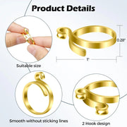 4/1pcs Adjustable Knitting Crochet Loop Rings DIY Yarn Guide Finger