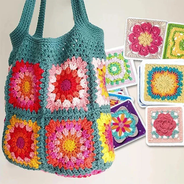 The Granny Square Card Deck, Mixed and Matched Design Decks, Knitting