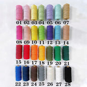 2mm 10meters Multi-colored Soft Hand Knitting Cotton Rope Crochet Cord