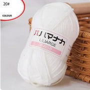 25g/pc Milk Cotton Yarn Soft Warm Lanas for Hand Knitting and Crochet