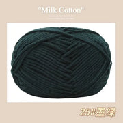 50g/Pc Milk Cotton Soft Warm Yarn Knitting Yarn for Hand Knitting Baby