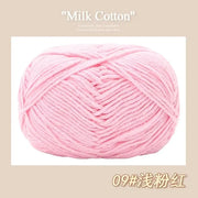 50g/Pc Milk Cotton Soft Warm Yarn Knitting Yarn for Hand Knitting Baby