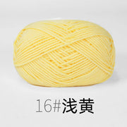 50g Milk Cotton Yarn Knitting Wool for Hand Knitting Crochet Yarn Baby