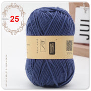 Eco-friendly Acrylic Medium Coarse Wool Ball For DIY Handicraft Woven