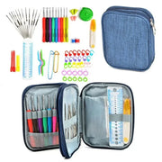 Crochet Hook Case Organizer with Zipper, Hair Scissors Bags,Portable