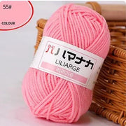 25g/pc Milk Cotton Yarn Soft Warm Lanas for Hand Knitting and Crochet