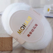 25g/Roll Mohair Yarn Extra Soft Warm Baby Wool Crochet Yarn For Hand