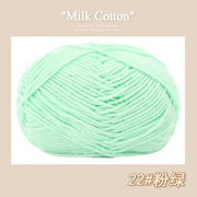 50g/Pc Milk Cotton Soft Warm Yarn Knitting Yarn for Hand Knitting Baby