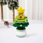 Diy Holiday Decor Kit Handmade Crochet Christmas Tree Ornaments for