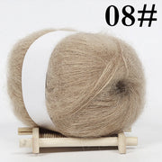 1PC Mohair Cashmere Knitting Yarn Fluffy Knitted Wool Crochet Yarns