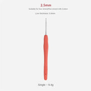 Crochet Hook 2-10mm Aluminum Crochet Needles With Colorful Soft Rubber