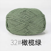 50g Milk Cotton Yarn Knitting Wool for Hand Knitting Crochet Yarn Baby