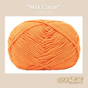 50g/Pc Milk Cotton Soft Warm Yarn Knitting Yarn for Hand Knitting Baby