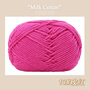 50g/Pc Milk Cotton Soft Warm Yarn Knitting Yarn for Hand Knitting Baby