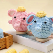 Elephant Crochet Set Adults Animal Knitting Set Elephant Crochet