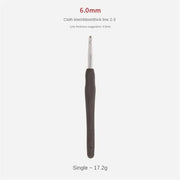 Crochet Hook 2-10mm Aluminum Crochet Needles With Colorful Soft Rubber