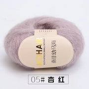 25g Mohair Yarn Extra Soft Warm Baby Wool Crochet Yarn for Hand