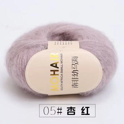 25g Mohair Yarn Extra Soft Warm Baby Wool Crochet Yarn for Hand