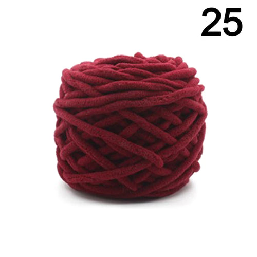 Solid Color Knitting Yarn for Handmade Crochet Sweater Scarf Hats