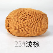 50g Milk Cotton Yarn Knitting Wool for Hand Knitting Crochet Yarn Baby