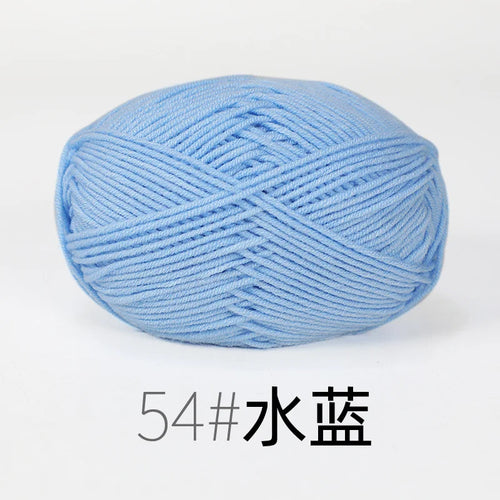 50g Milk Cotton Yarn Knitting Wool for Hand Knitting Crochet Yarn Baby