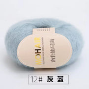 25g Mohair Yarn Extra Soft Warm Baby Wool Crochet Yarn for Hand