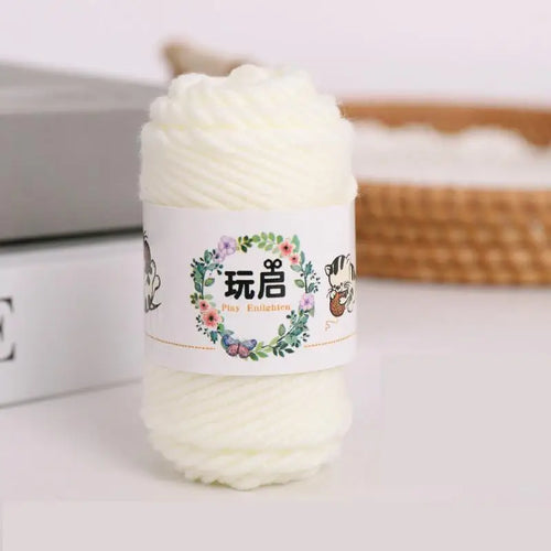 10g 5ply Milk Cotton Baby Knitting Wool Yarn Soft Thick Fiber Velvet