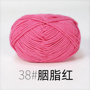 50g Milk Cotton Yarn Knitting Wool for Hand Knitting Crochet Yarn Baby