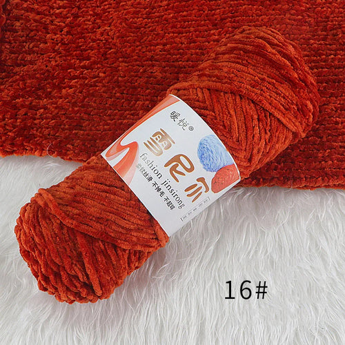 95g/Roll Chenille Yarn for DIY Crochet Chenille Wool Crochet Supplies