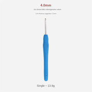 Crochet Hook 2.0mm Aluminum Crochet Needles With Colorful Soft Rubber