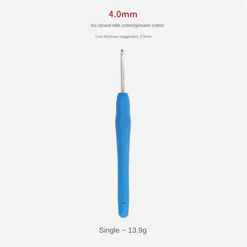 Crochet Hook 2.0mm Aluminum Crochet Needles With Colorful Soft Rubber