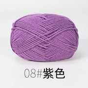 50g Milk Cotton Yarn Knitting Wool for Hand Knitting Crochet Yarn Baby