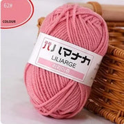 25g/pc Milk Cotton Yarn Soft Warm Lanas for Hand Knitting and Crochet