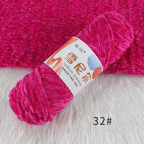 95g/Roll Chenille Yarn for DIY Crochet Chenille Wool Crochet Supplies