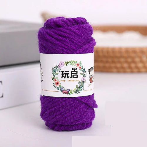 10g 5ply Milk Cotton Baby Knitting Wool Yarn Soft Thick Fiber Velvet