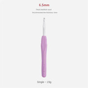 Crochet Hook 2.0mm Aluminum Crochet Needles With Colorful Soft Rubber