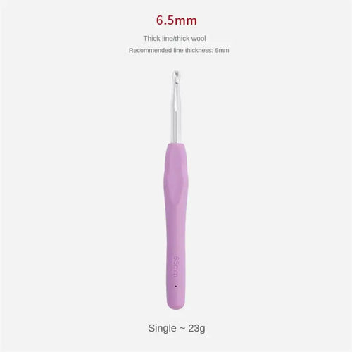 Crochet Hook 2.0mm Aluminum Crochet Needles With Colorful Soft Rubber