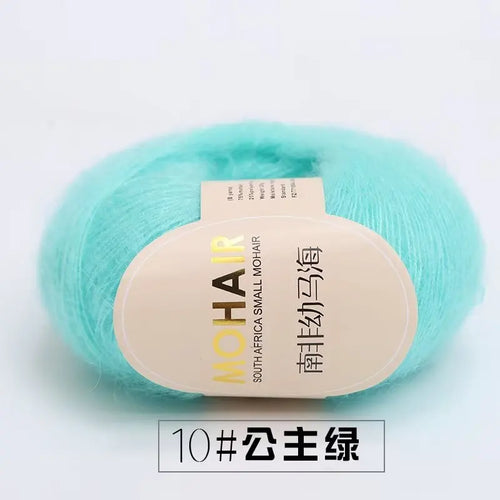 25g Mohair Yarn Extra Soft Warm Baby Wool Crochet Yarn for Hand